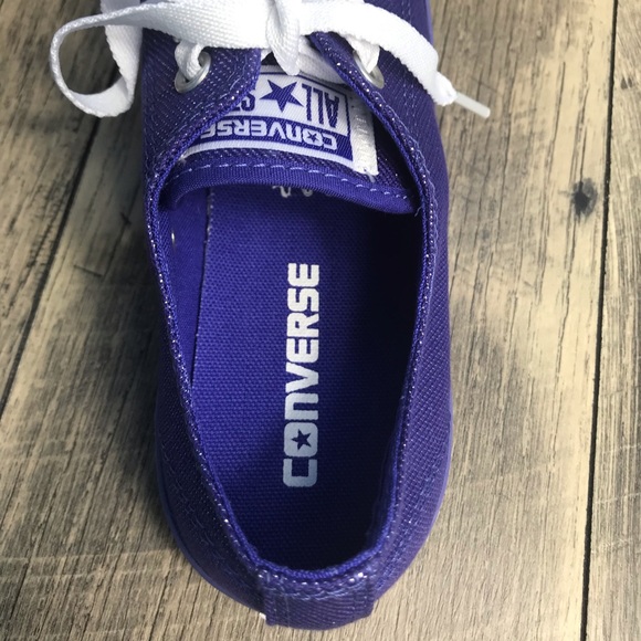 NWT Converse CT DaintyOX Per Winkle Glitter Blue W - Picture 6 of 7
